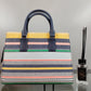 Kate Spade Cameron Boardwalk Stripe Multi-Color Medium Satchel Crossbody Bag