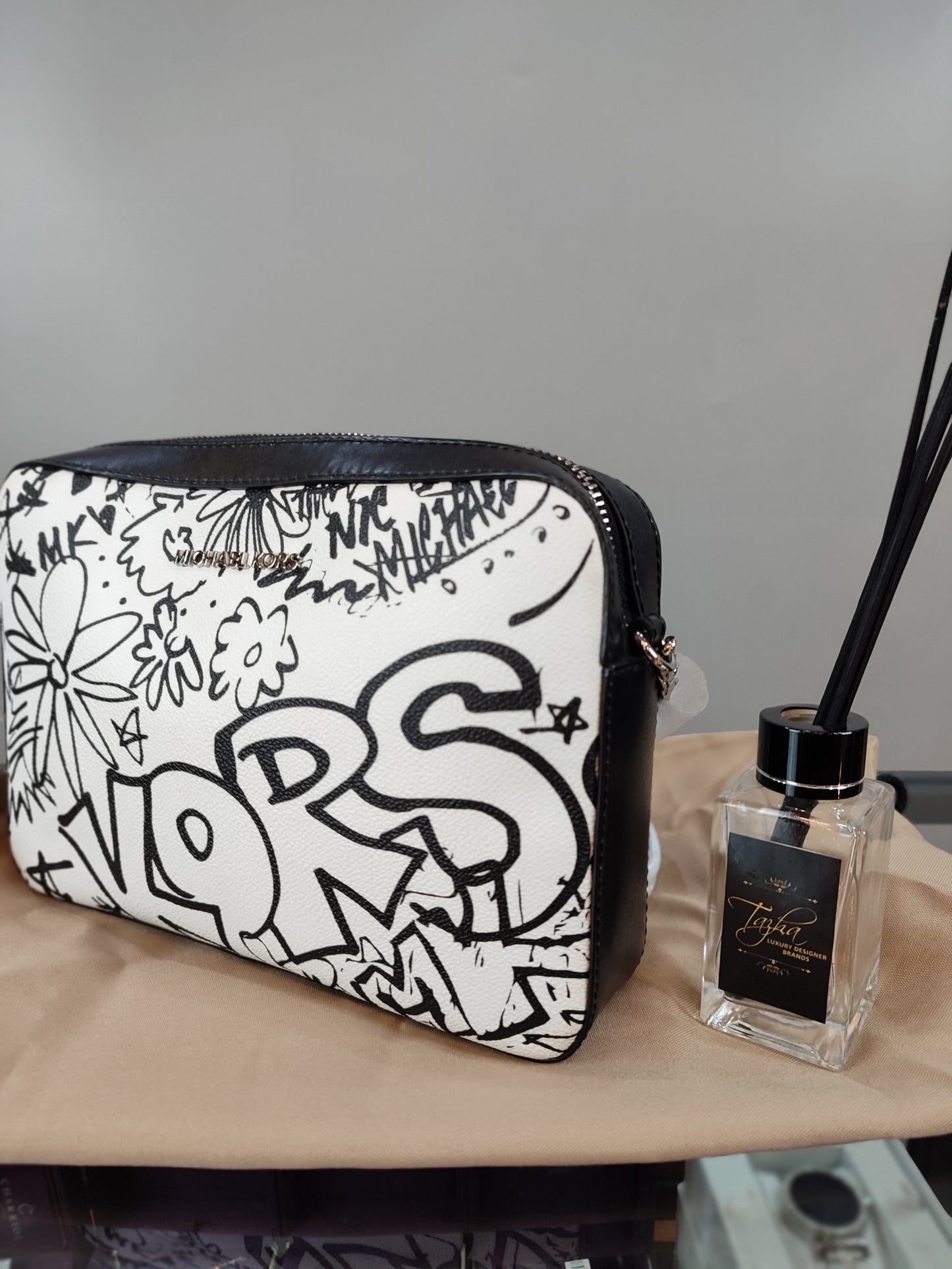 Michael Kors Graffiti Camera Bag