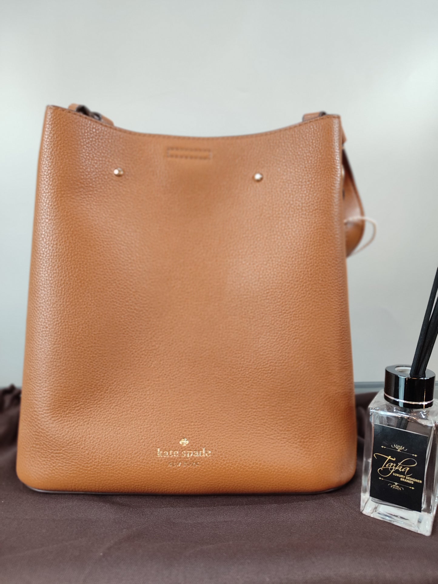 Kate Spade Brown Bucket Bag