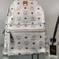 MCM Backpack Berlin Silver