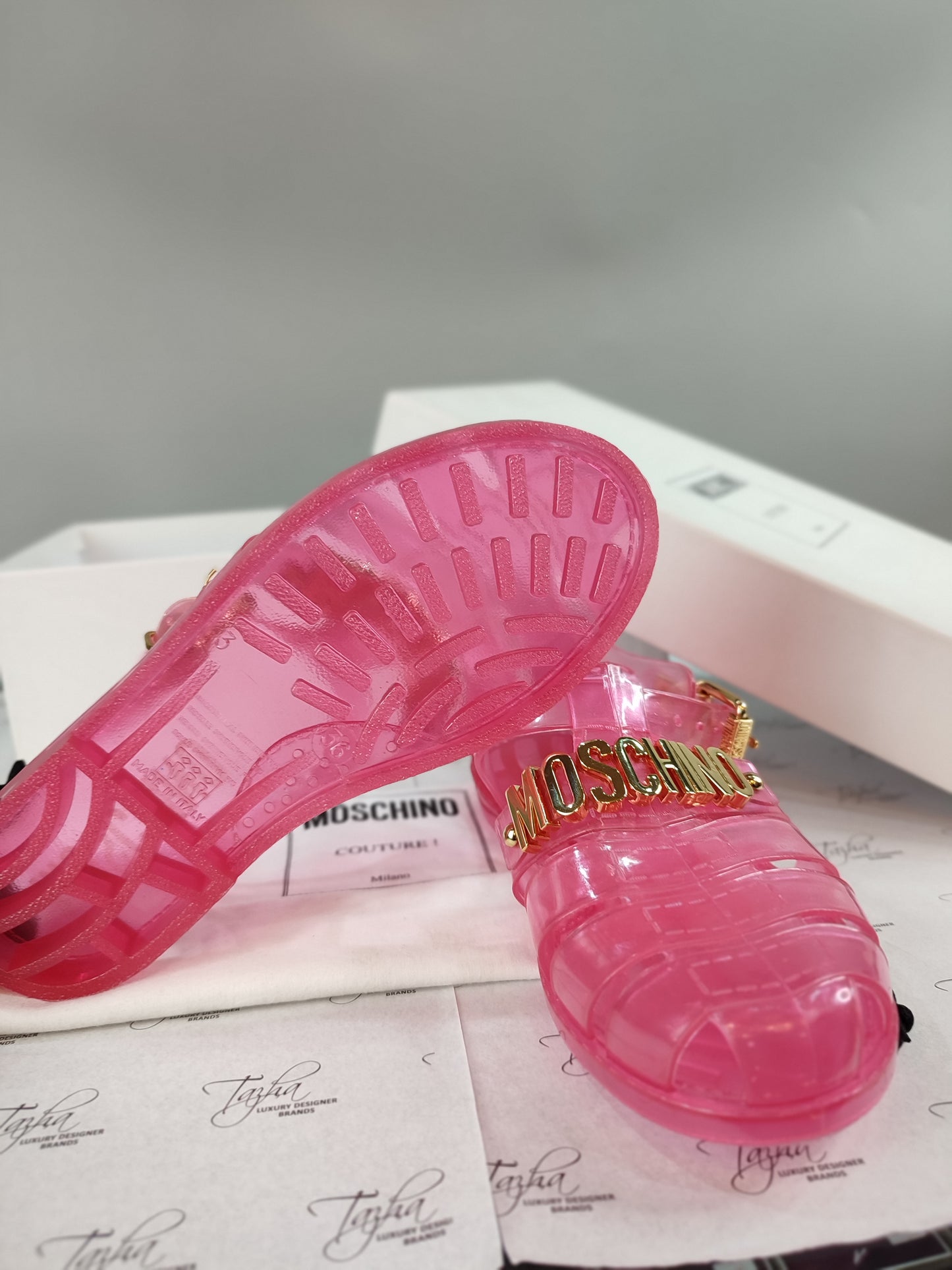 Moschino Jelly Shoes