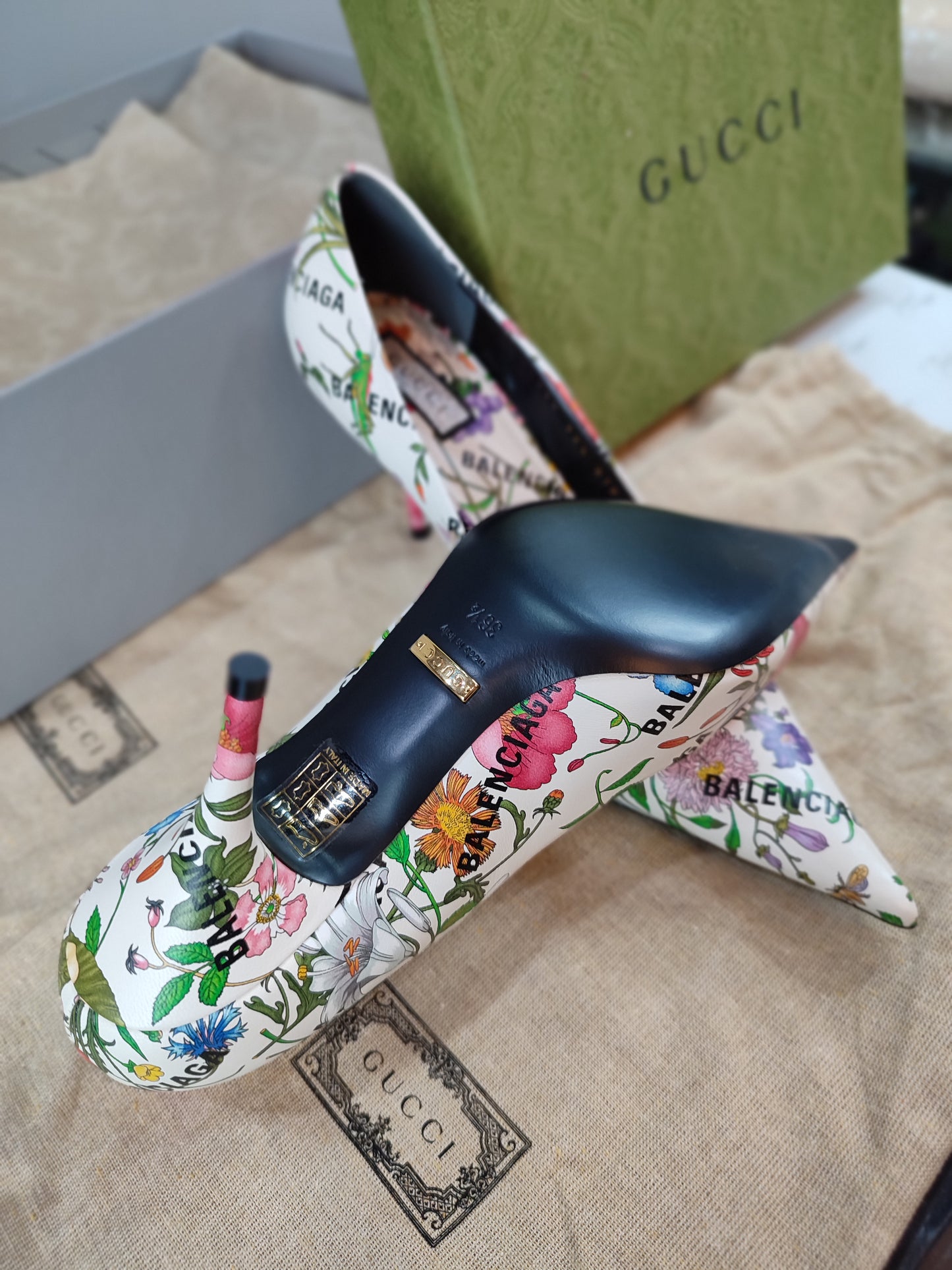 Gucci x Balenciaga Floral Skin Multicolor