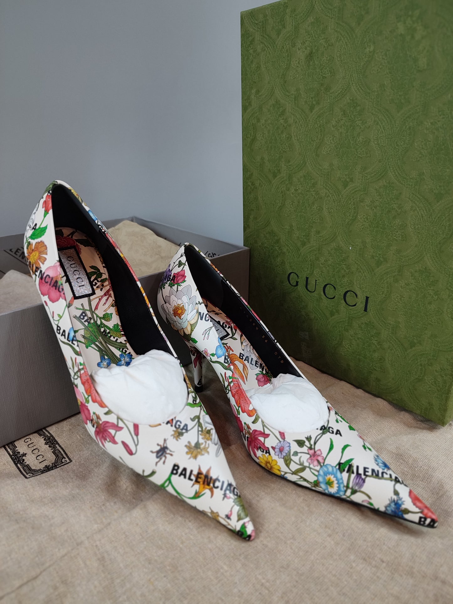 Gucci x Balenciaga Floral Skin Multicolor