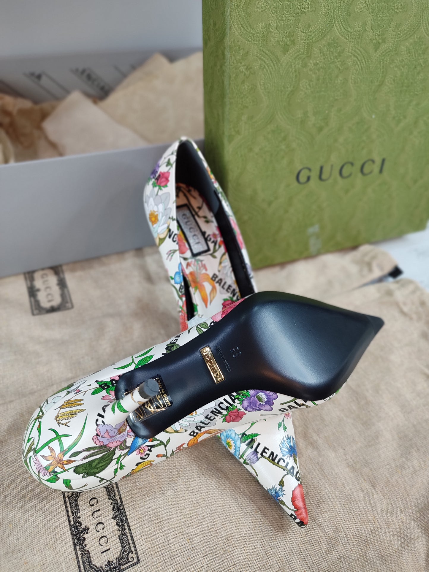 Gucci x Balenciaga Floral Skin Multicolor