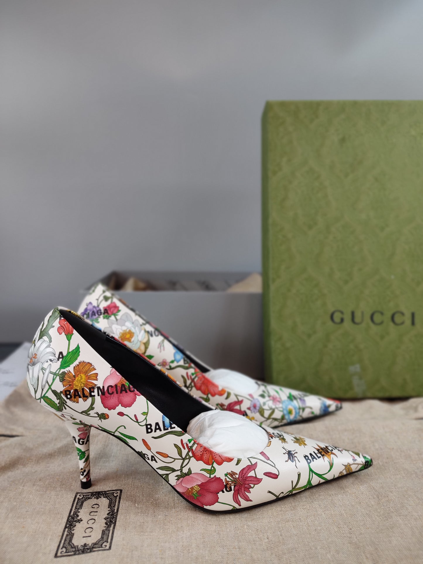 Gucci x Balenciaga Floral Skin Multicolor