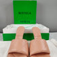 Bottega Veneta Peach Quilted Lido Slide Sandals