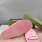 Gucci GG Rose Rubber Flat Slides