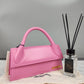 Jacquemus Le Chiquito Long Leather Bag in Pink