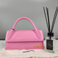 Jacquemus Le Chiquito Long Leather Bag in Pink