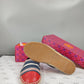 Tory Burch Stripe Cap Toe Leather Espadrilles