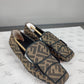 Fendi Zucca Canvas Loafers