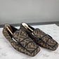 Fendi Zucca Canvas Loafers