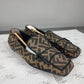 Fendi Zucca Canvas Loafers