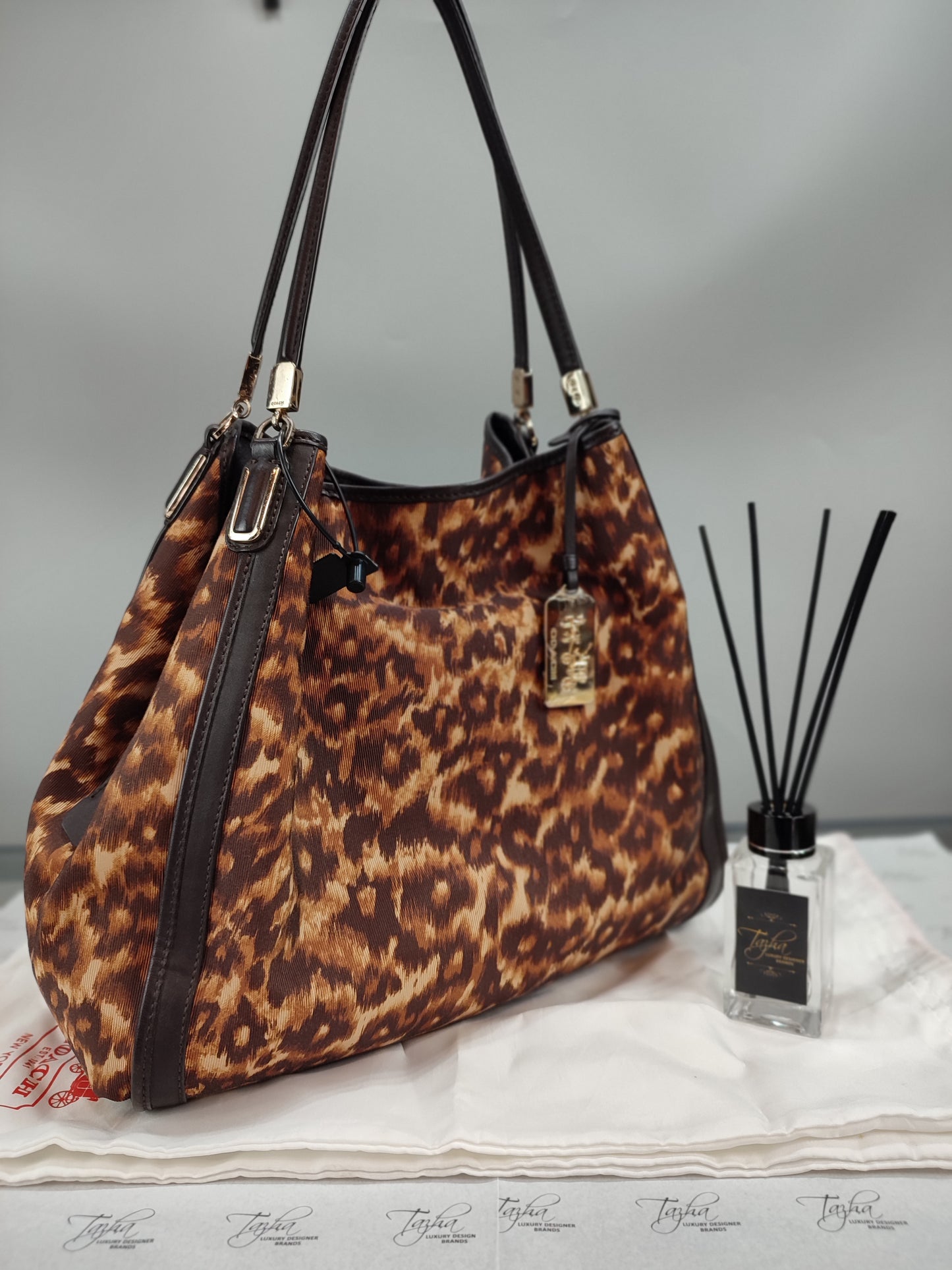 Coach Madison Phoebe Animal Print