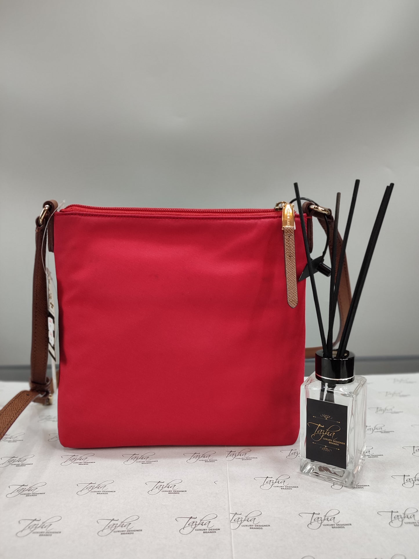 Cole Haan Acadia Red Crossbody Bag