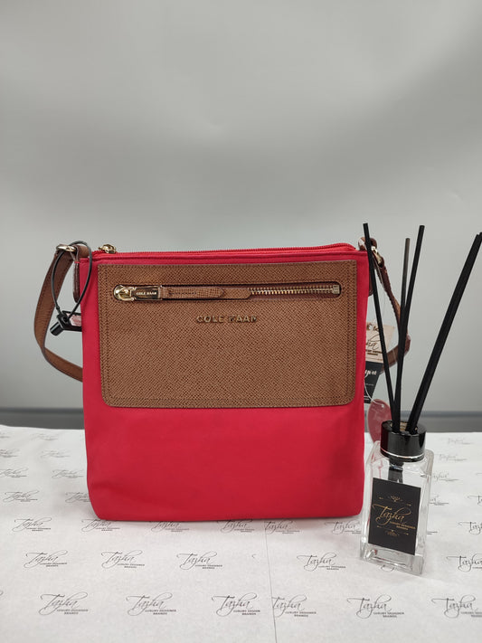 Cole Haan Acadia Red Crossbody Bag