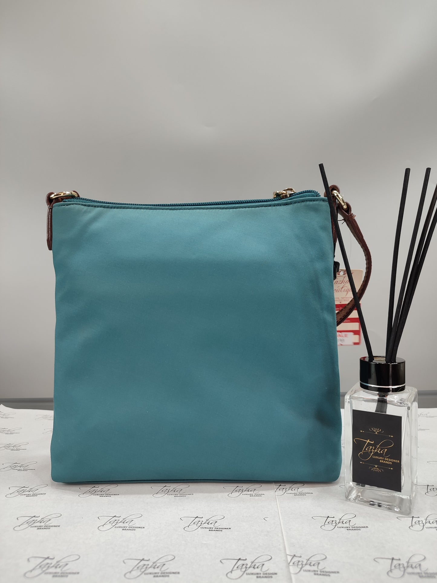 Cole Haan Acadia Blue Crossbody Bag