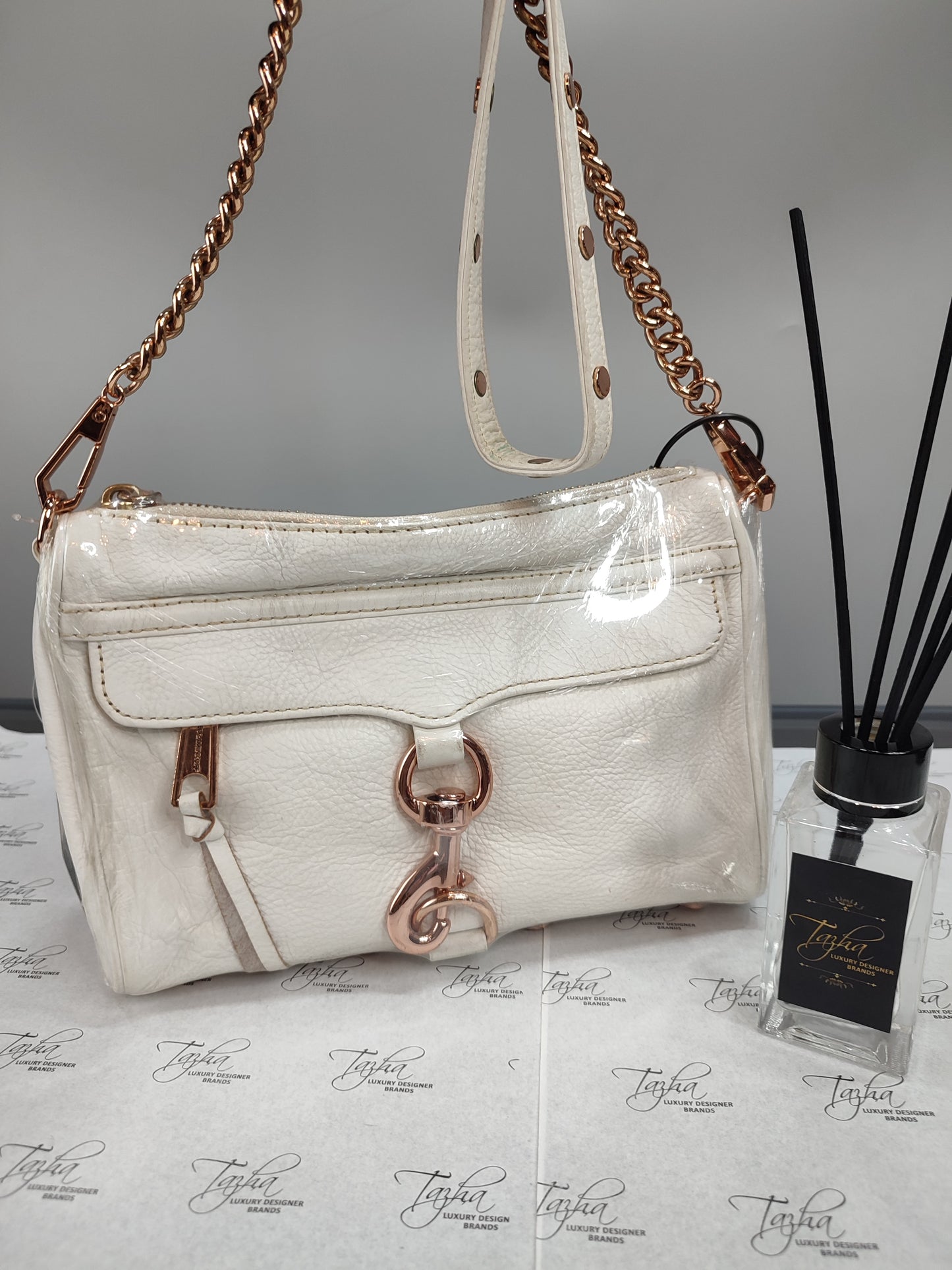 Rebecca Minkoff Mac Mini White Shoulder Bag