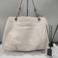 Michael Kors White Gold Leather Shoulder Bag