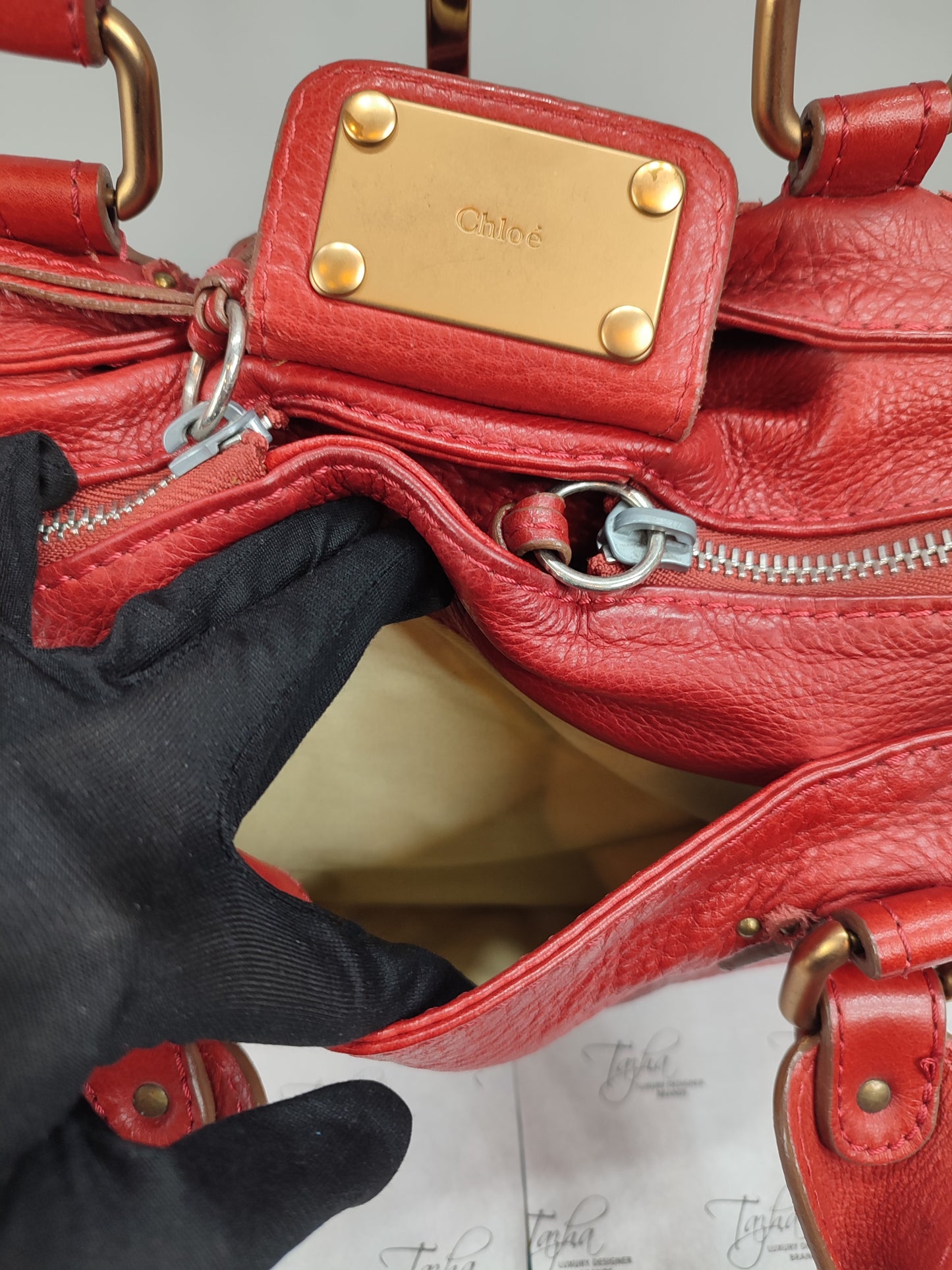 Chloe Paddington Leather Satchel Hand Bag