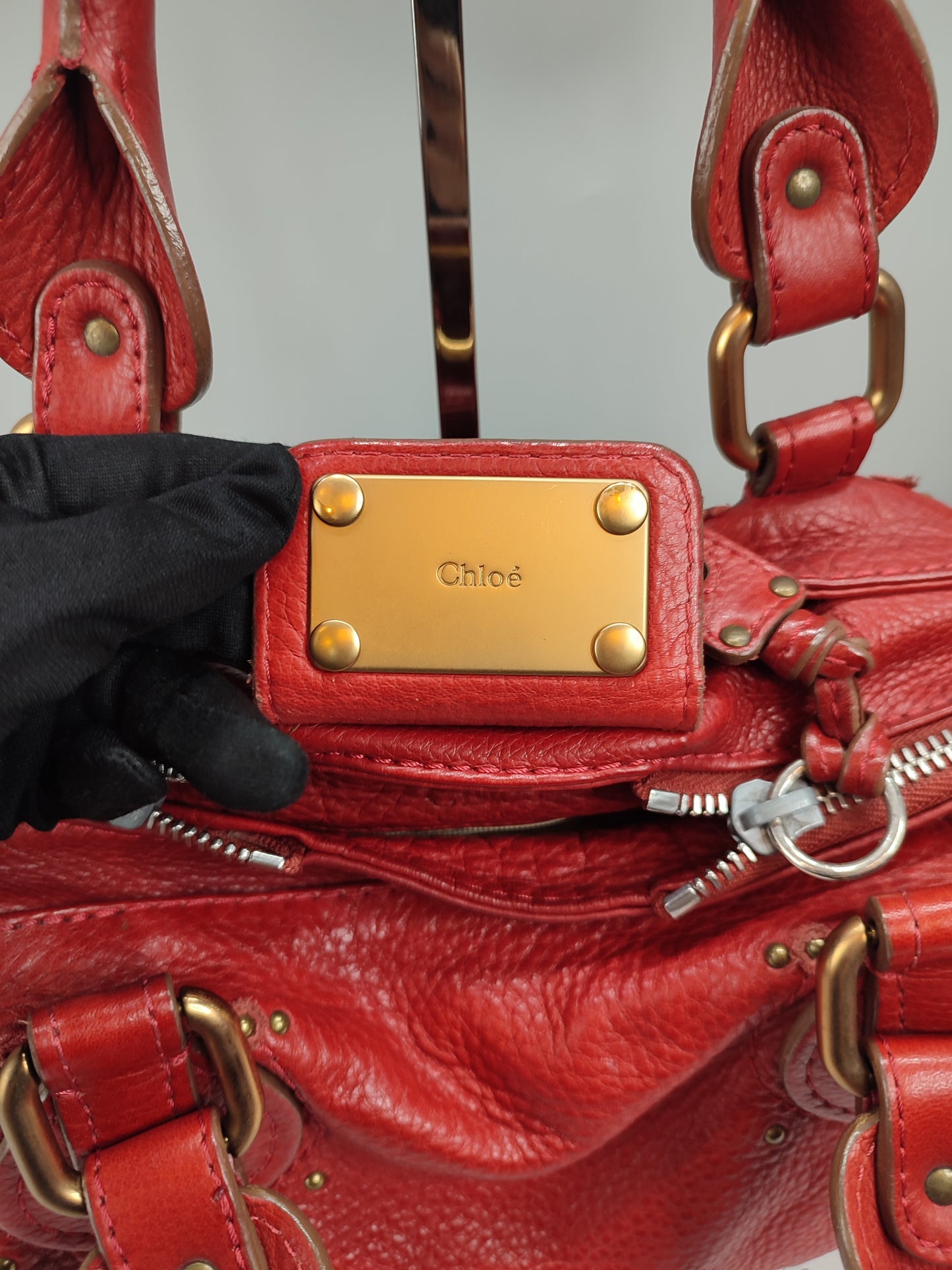 Chloe Paddington Leather Satchel Hand Bag