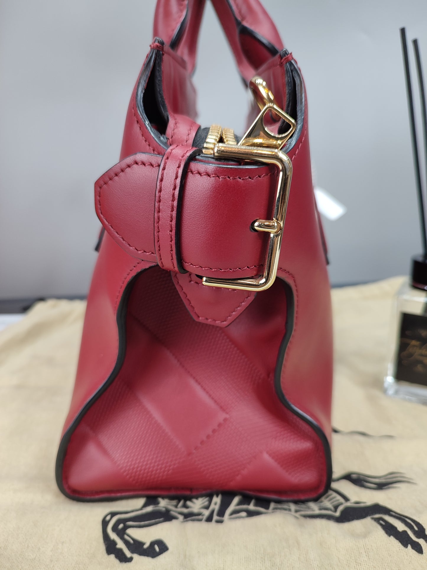 Burberry Top Handle Satchel Bag