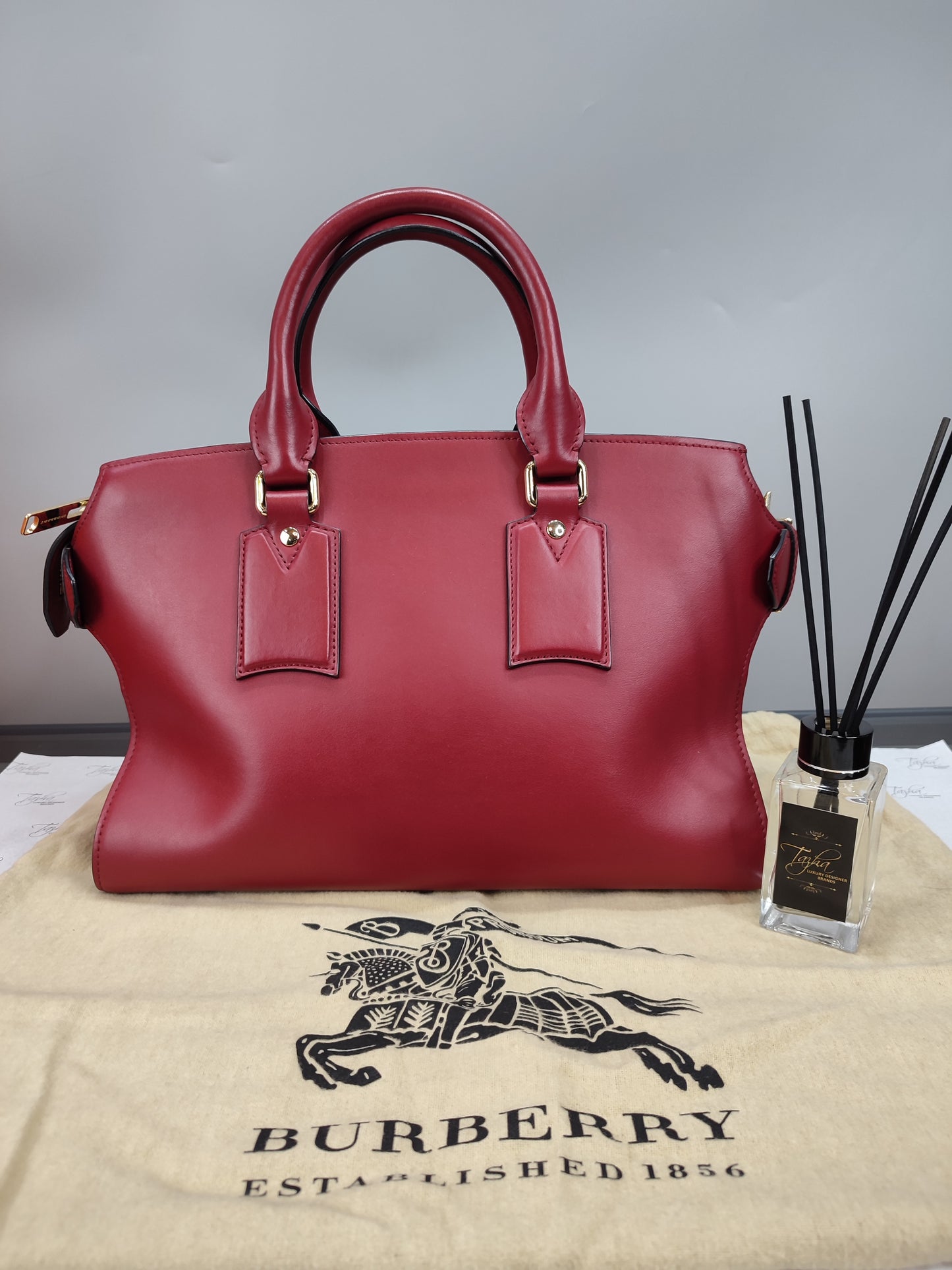 Burberry Top Handle Satchel Bag