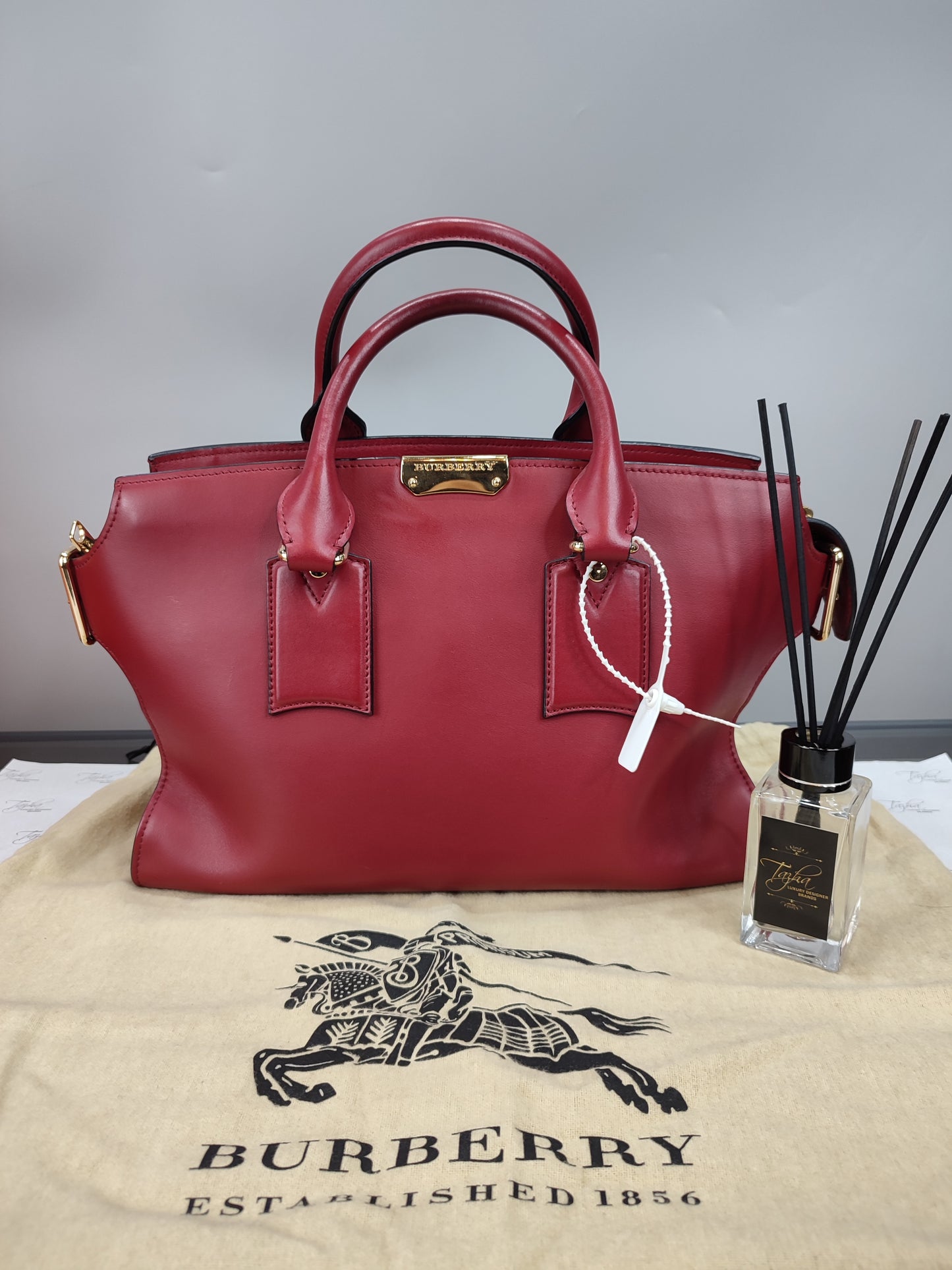 Burberry Top Handle Satchel Bag