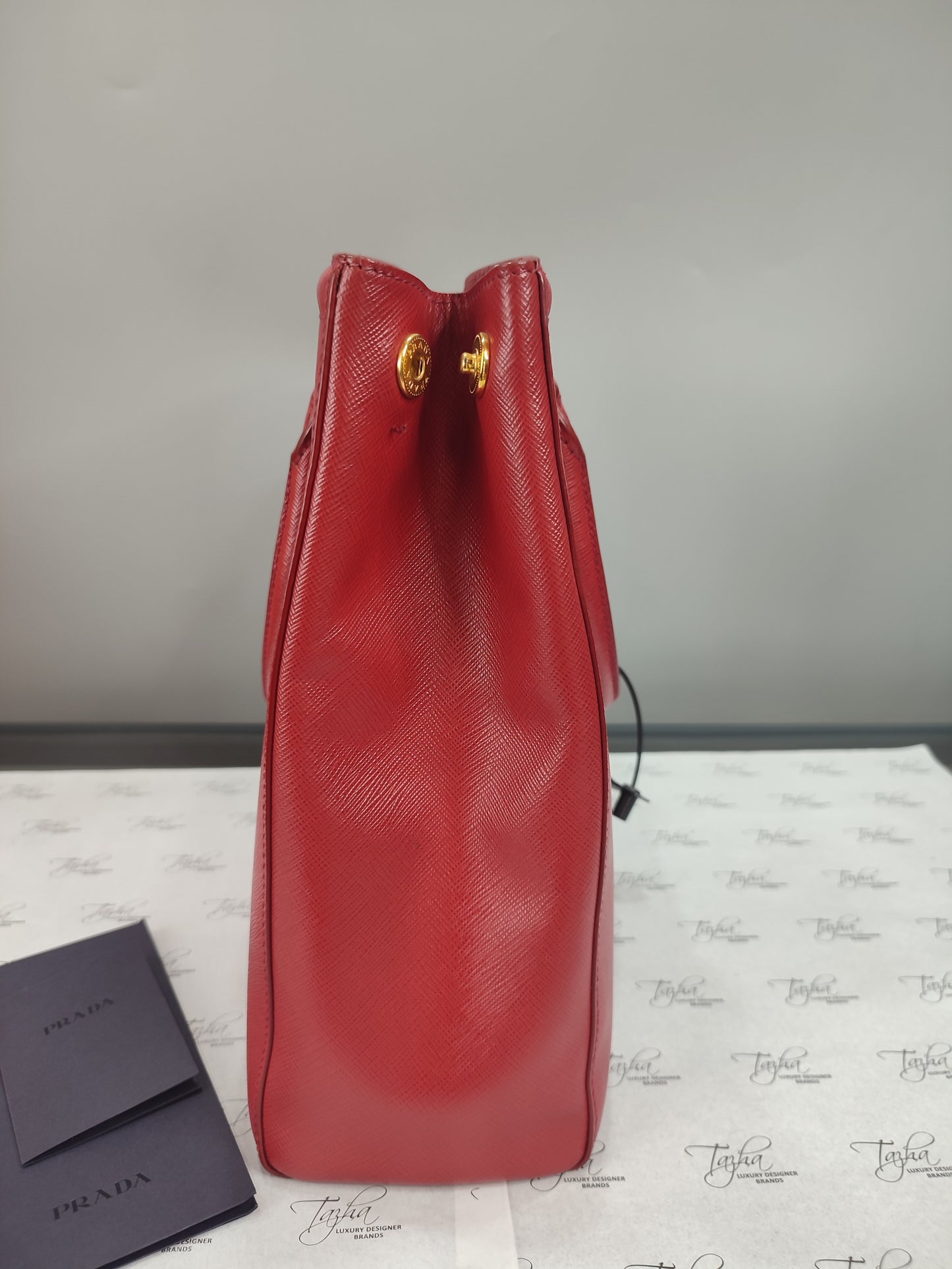 Prada Saffiano 2 Way Tote Bag