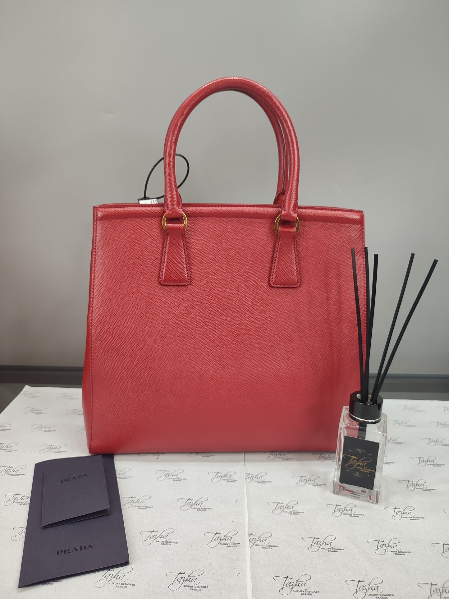 Prada Saffiano 2 Way Tote Bag