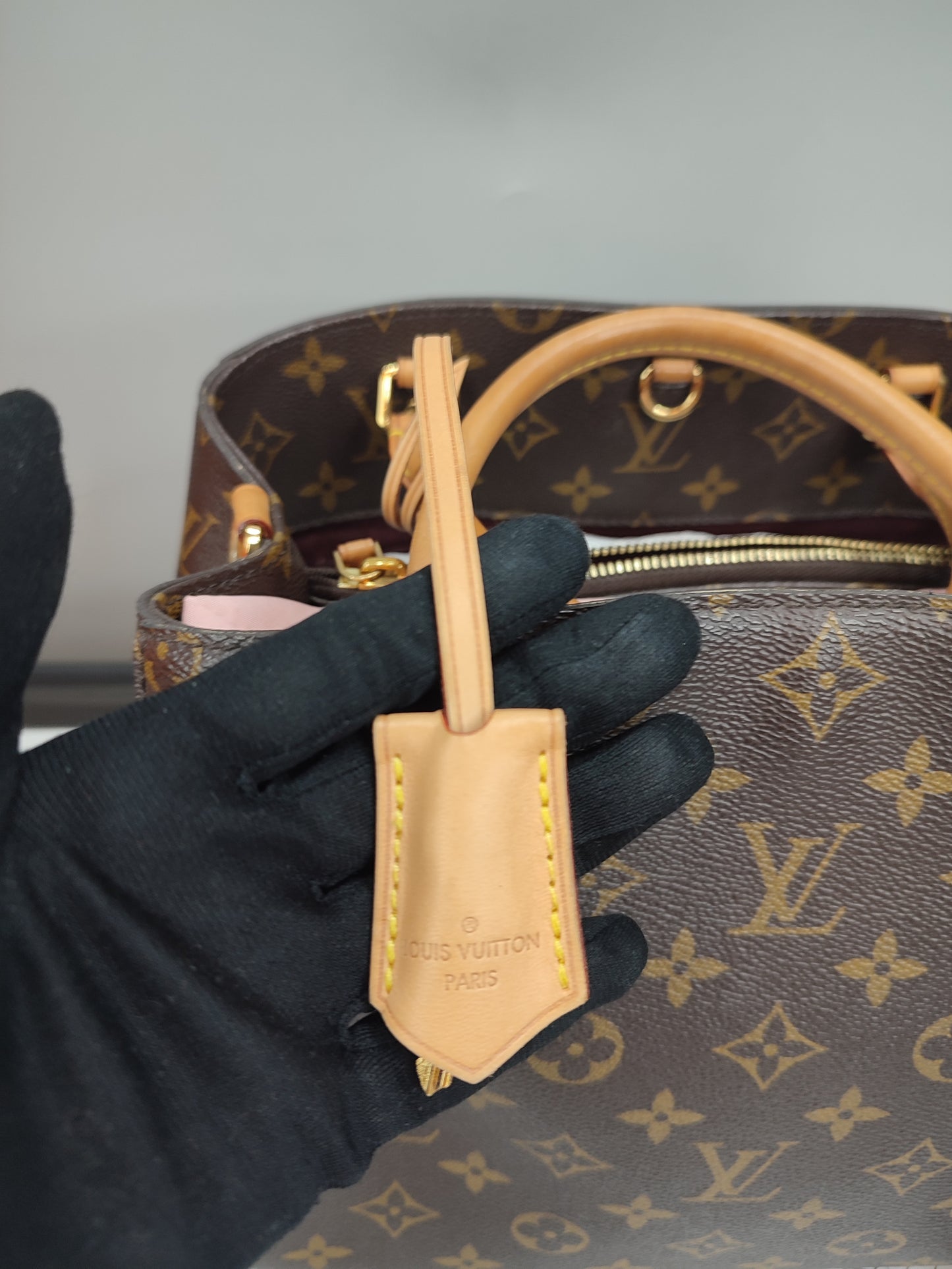 Louis Vuitton Montaigne MM Two Way Hand Bag