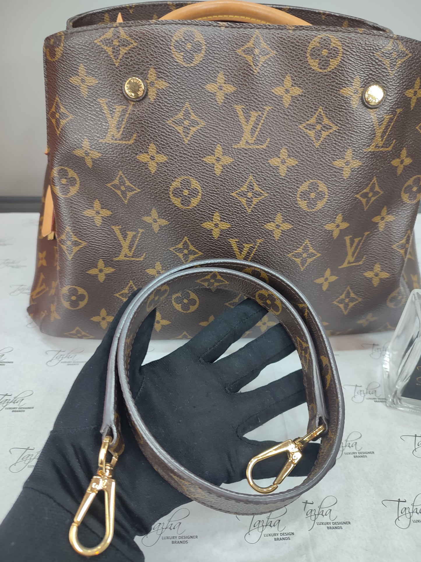 Louis Vuitton Montaigne MM Two Way Hand Bag