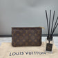 Louis Vuitton Double Zip Pochette Reverse Crossbody Bag