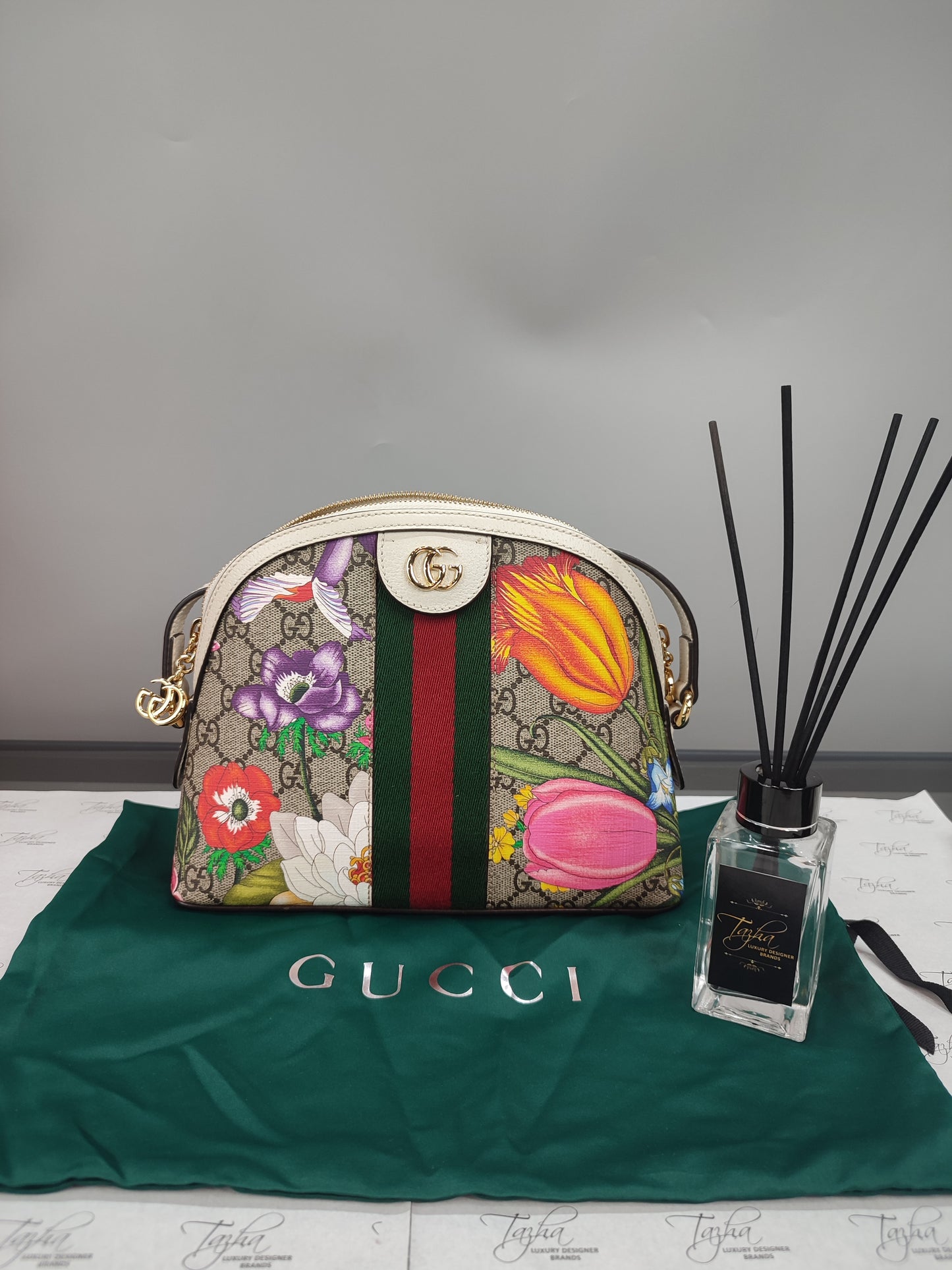 Gucci Ophidia GG Floral Small Dome