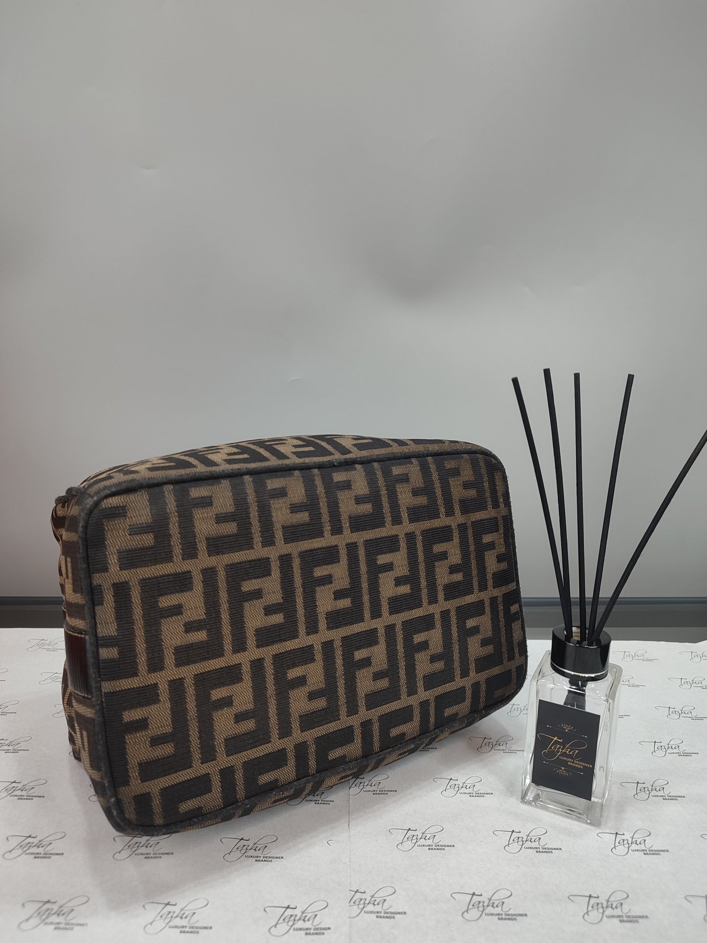 Fendi Zucca Vintage Vanity Bag