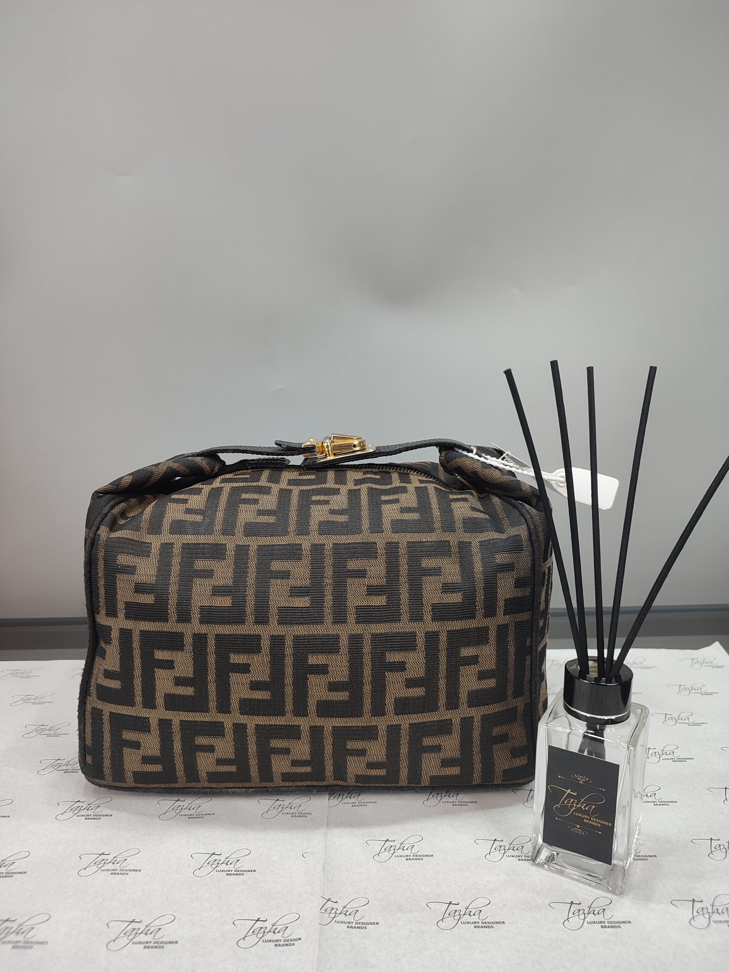 Fendi Zucca Vintage Vanity Bag