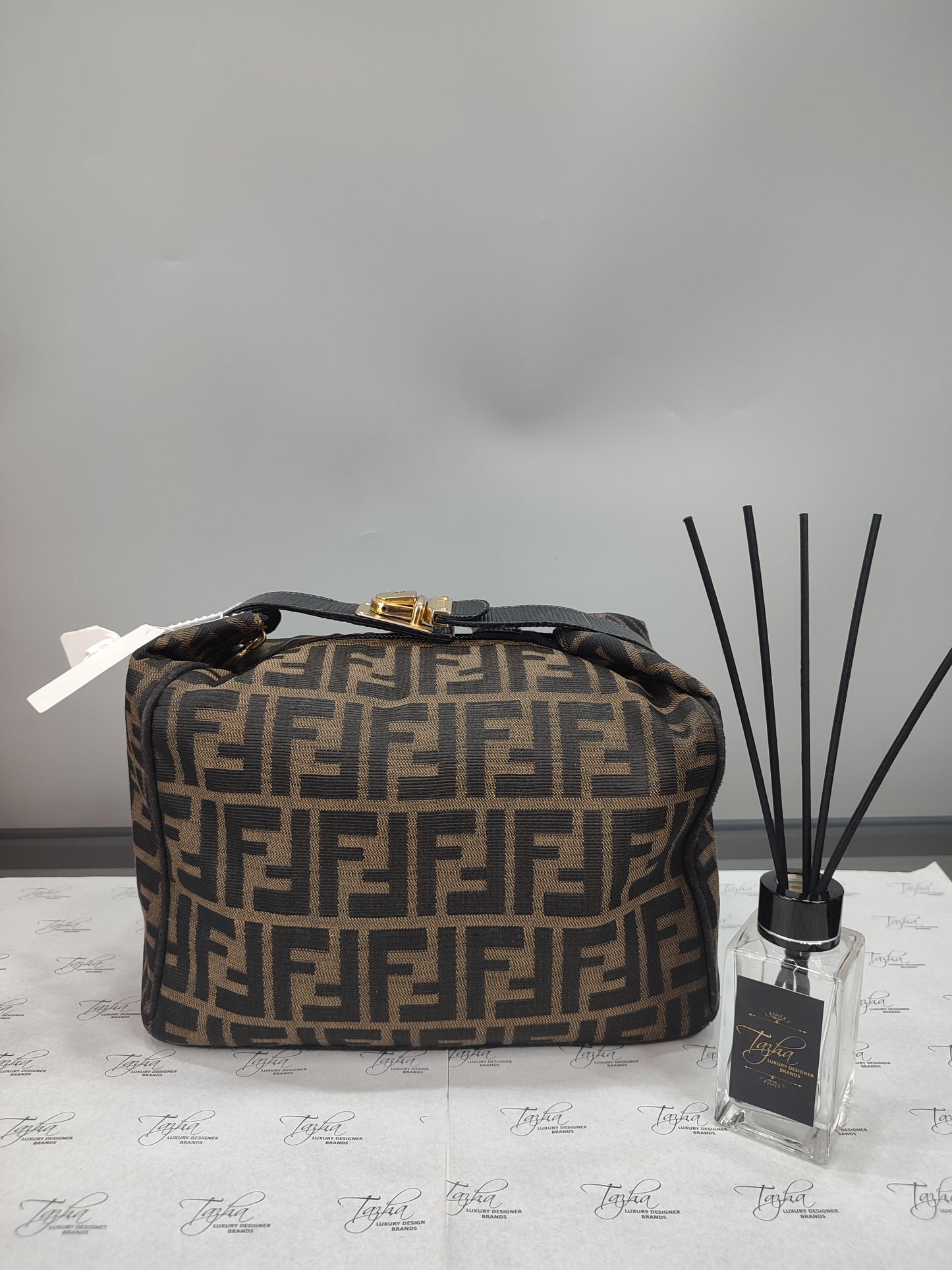 Fendi Zucca Vintage Vanity Bag