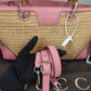 Gucci Bamboo Straw Tote Bag