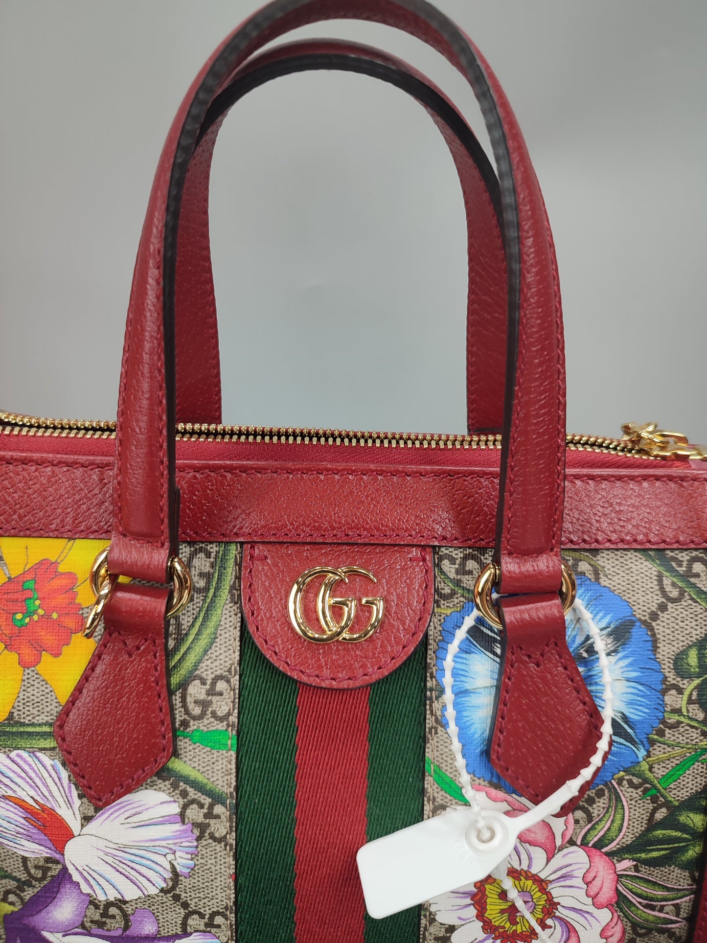 Gucci Ophidia GG Floral Small Tote Bag