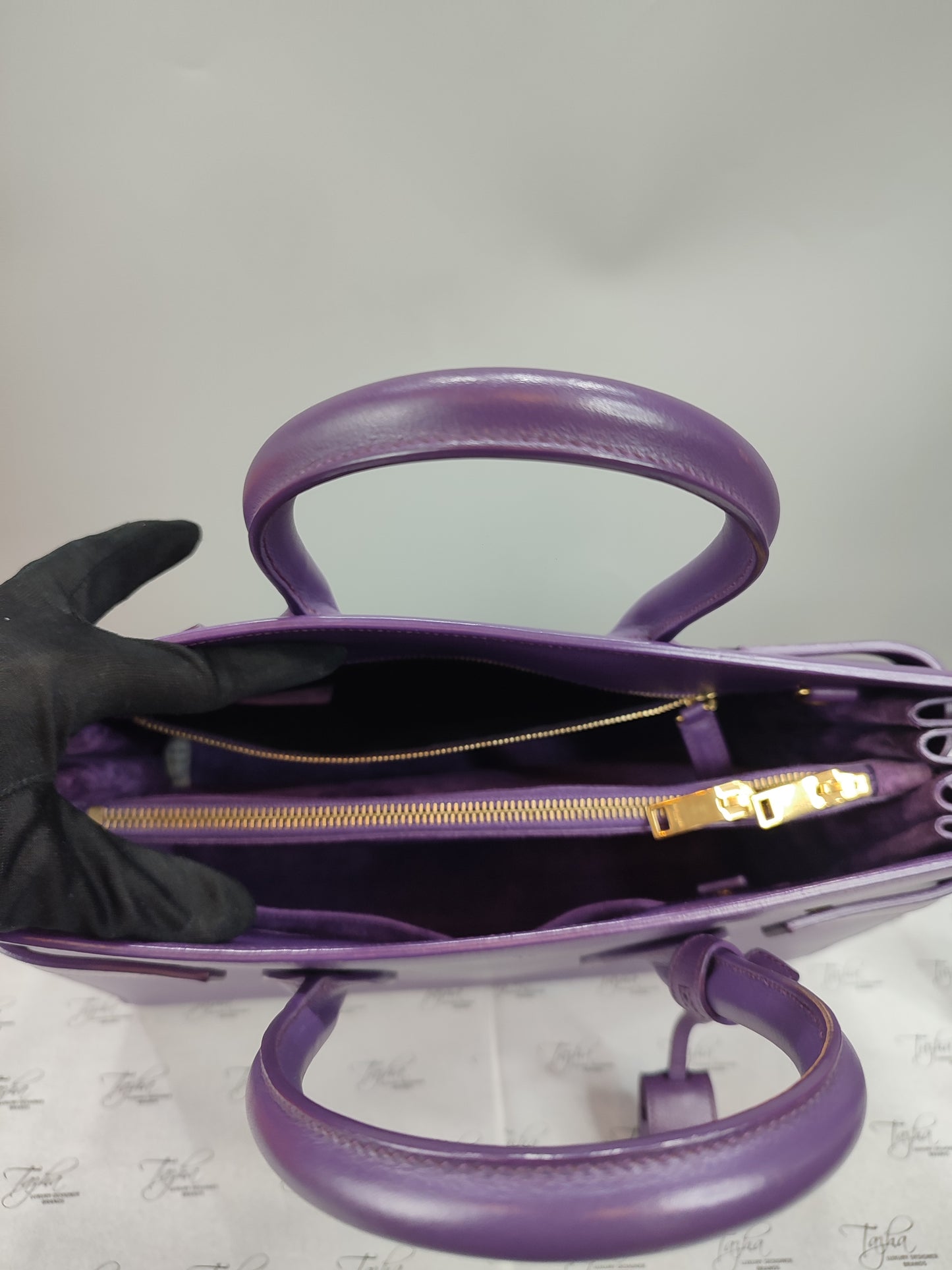 Yves Saint Laurent Sac De Jour in Purple