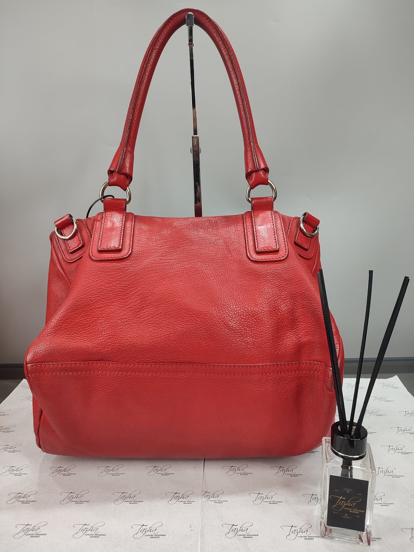 Givenchy Pandora Red Medium Goatskin Bag