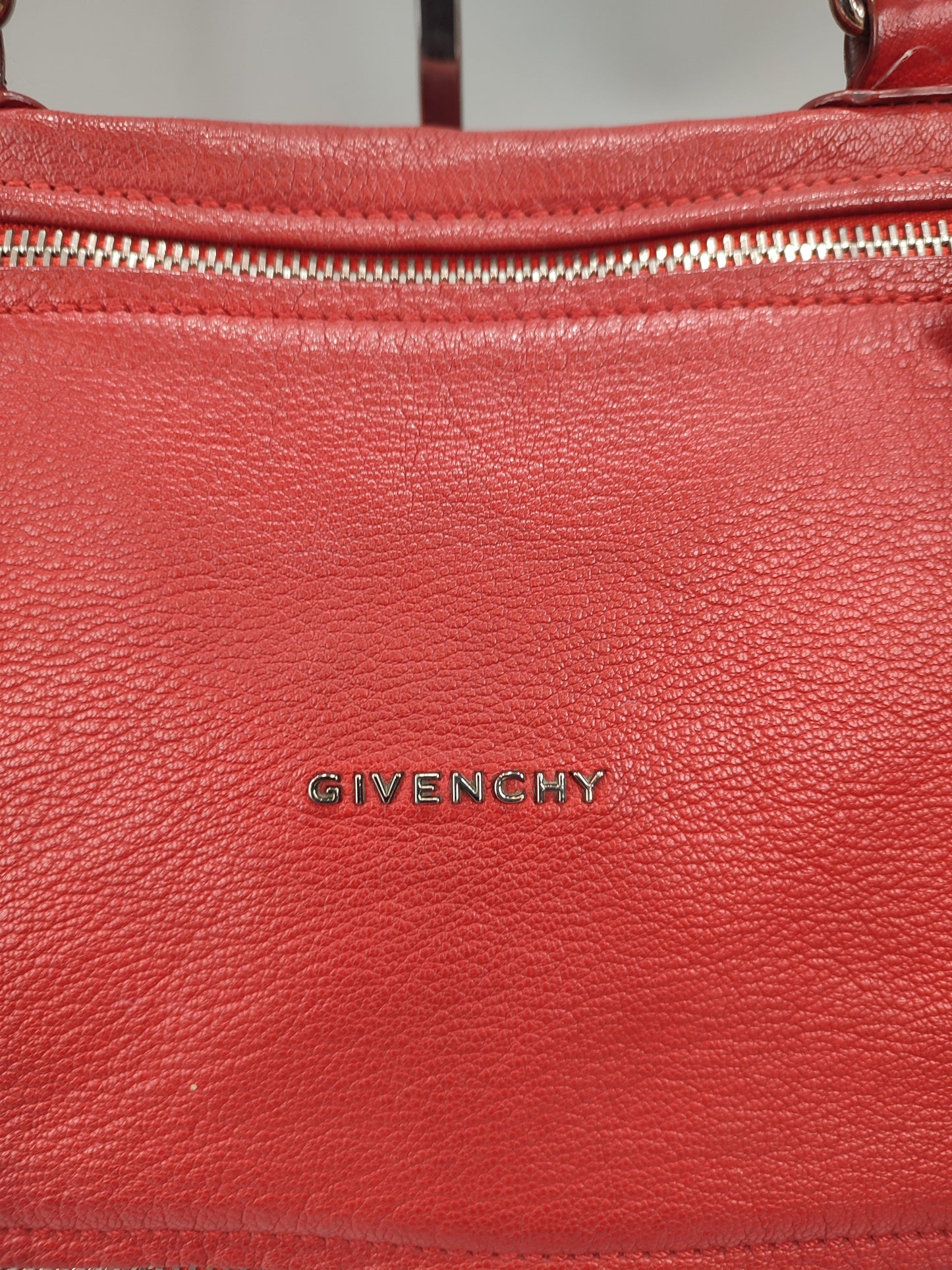 Givenchy Pandora Red Medium Goatskin Bag