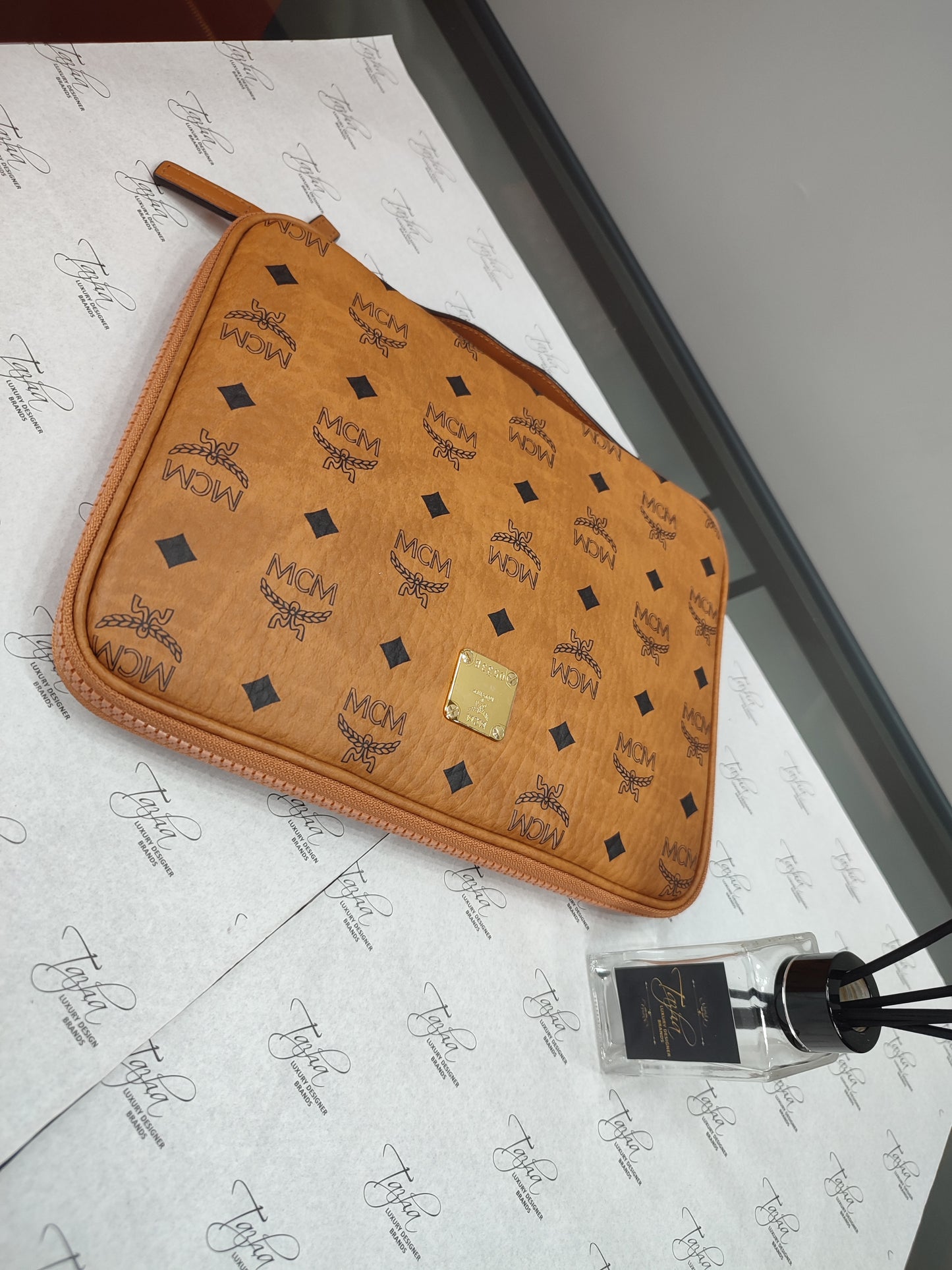 MCM Clutch Ipad Case Pouch