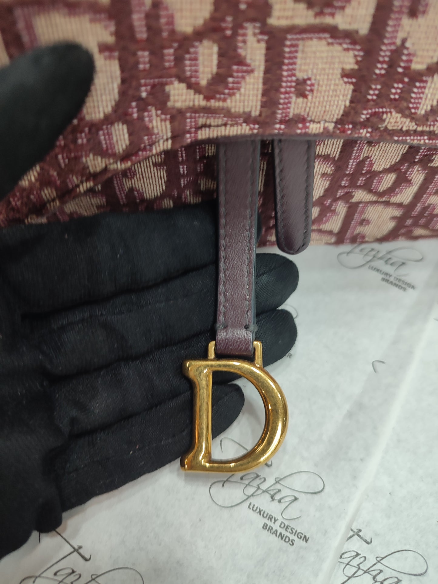 Dior Oblique Saddle Canvas