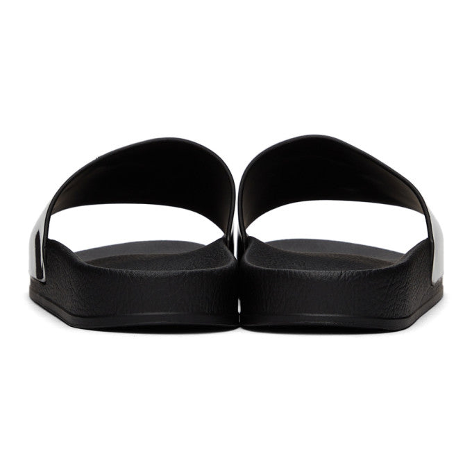 Black Parisienne Slides