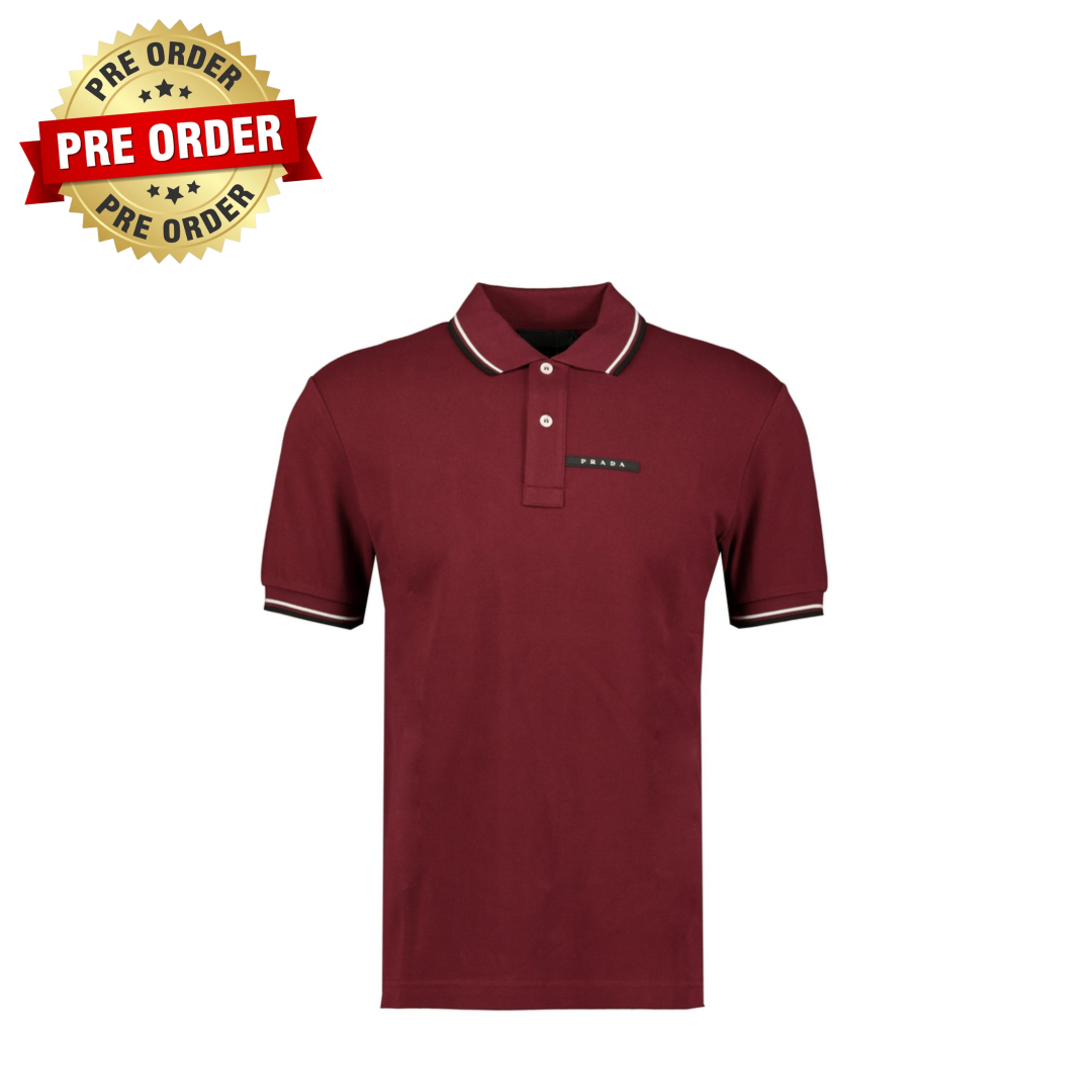 Short Sleeve Polo Maroon