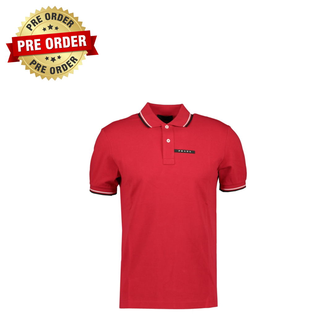 Short Sleeve Polo Red